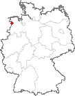 Karte Leer (Ostfriesland)